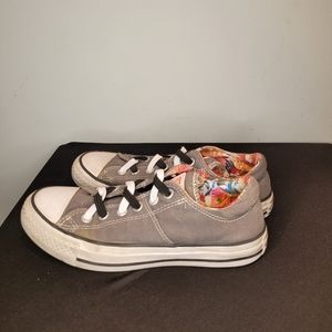Converse All Star Madison Floral Size 7 Chuck Taylor Shoes Grey